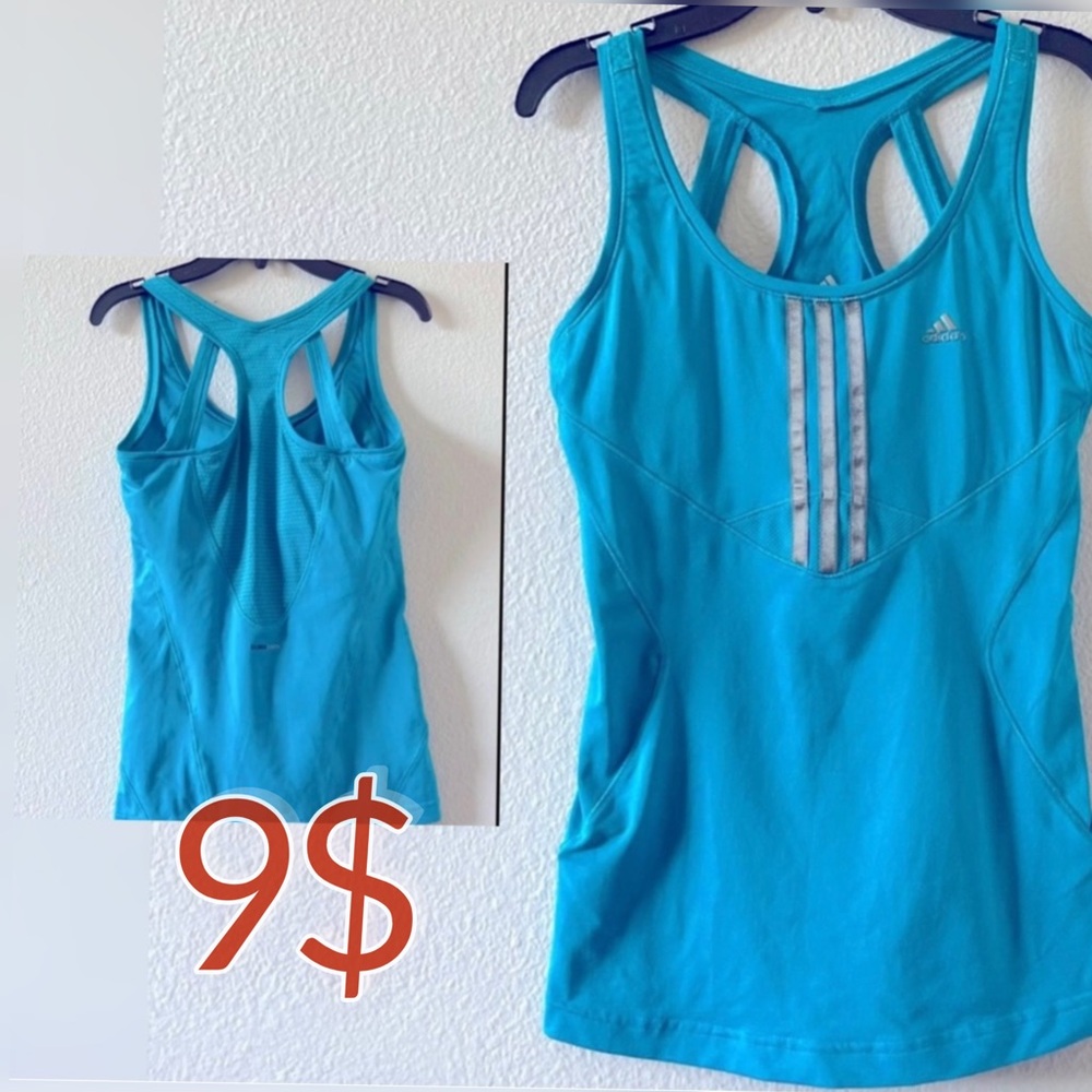 Adidas blue top